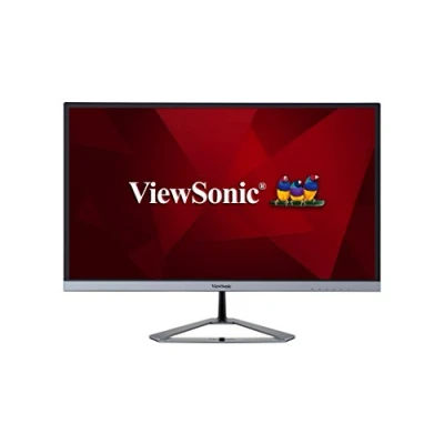 Abbildung von Viewsonic VX2476 SMH 60,5 cm (24 Zoll) Büro Monitor (Full HD, IPS Panel, HDMI, Eye Care, Eco Mode, Lautsprecher, 3 Jahre Austauschservice) Silber Schwarz