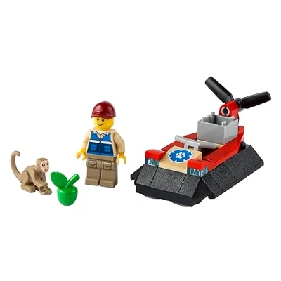 Abbildung von LEGO® Konstruktions Spielset LEGO 30570 City Luftkissenboot für Tierrettungen (Recruitment Bag)