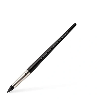 Abbildung von Colour Shaper CSH14510 Gummipinsel mit extraharter Spitze, Dreispitz Größe 10, schwarz
