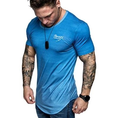 Abbildung von REPUBLIX T Shirt LIAM Herren Oversize Crew Neck Waterfall Design mit Rundhalsausschnitt