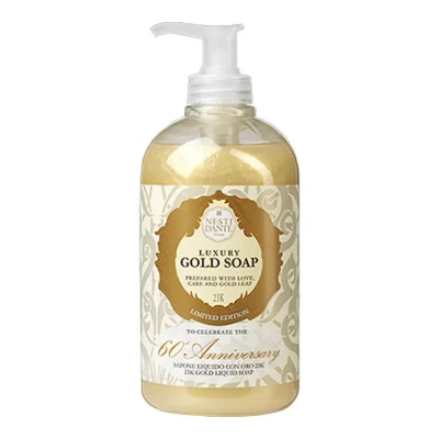 Abbildung von Nesti Dante Luxury 60th Annivers. Gold (Liquid Soap/Flüssigseife 500 ml, Unisex, für alle Hauttypen geeignet) 661209