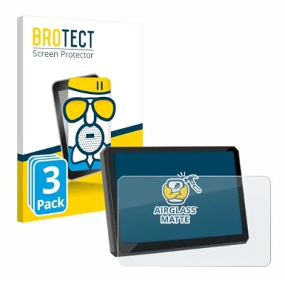 Abbildung von BROTECT Entspiegelungs Schutzglas für Carpuride W702BS 7&quot; (3 Stück) Schutz Folie Glas Matt [Extrem Kratzfest 9H, Anti Reflex, Fingerprint]