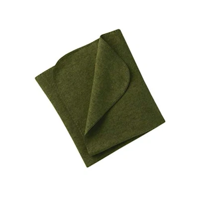 Abbildung von Engel Natur, Baby Fleece Decke mit Muschelkante, 100% Wolle (kbT) (80x100 cm, Schilf Melange)