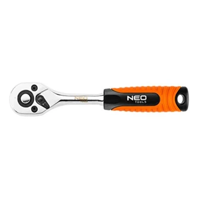 Abbildung von NEO TOOLS 08 521 Umschaltknarre 45 12,5 (1/2&quot;) 265 Chrom Vanadium Stahl