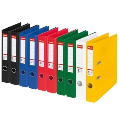 Abbildung von Esselte 624162 10 Stück Aktenordner N 1 Power PP 50 mm Farben sortiert Vivida