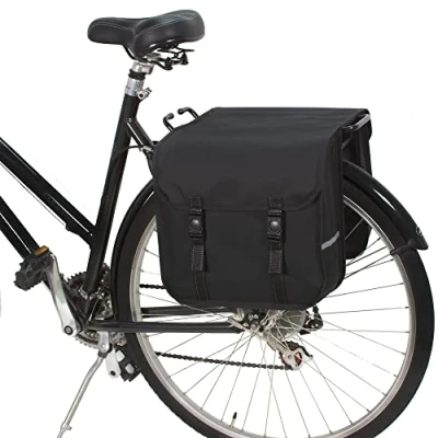 Abbildung von BikyBag Classic Doppel Fahrradtasche Gepacktragertasche (Schwarz)