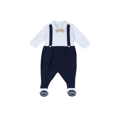 Abbildung von Chicco Nappy Opening Strampler für Kinder, Größe: 50, Blue