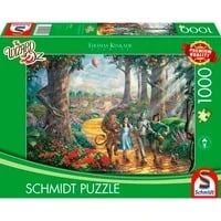 Abbildung von Thomas Kinkade Studios: Der Zauberer von Oz, Follow the Yellow Brick Road, Puzzle