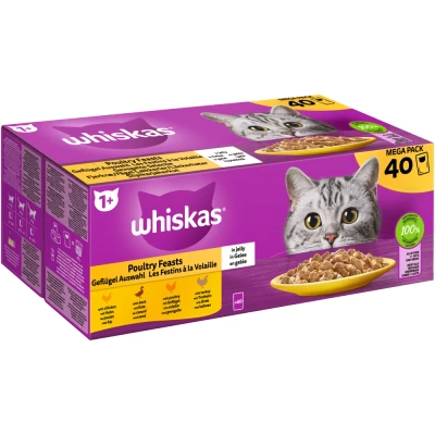 Abbildung von Portionsbeutel Multipack Mega Pack 1+ Geflügel Auswahl in Gelee 40 x 85g