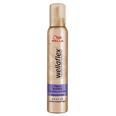 Abbildung von WELLA wellaflex Fülle &amp; Style Schaumfestiger ultra starker Halt, 5er Pack (5 x 200ml)