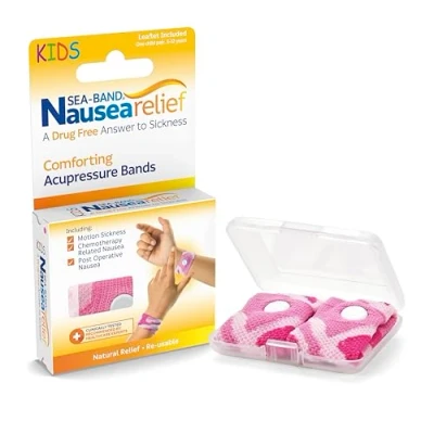 Abbildung von Sea Band Akupressur Armbänder für Kinder, Rosa, 1 Paar
