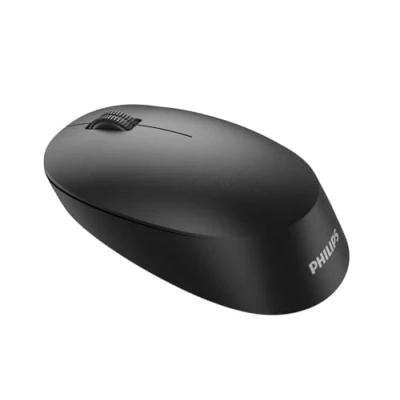 Abbildung von Philips SPK7307 kabellose Maus 1600 DPI, 2.4GHz, geräuschearmes Klickerlebnis, Ergonomie für Links und Rechtshänder, schwarz