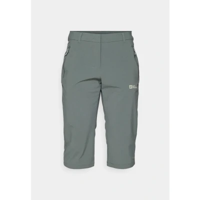 Abbildung von Jack Wolfskin Hikeout 3/4 Pants Sporthose, Damen, Größe: 34, Slate green