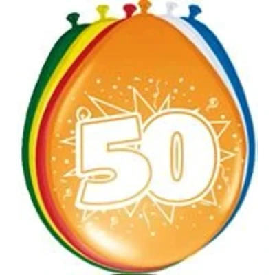Abbildung von Ballon 50 Jahre 8 Stücke
