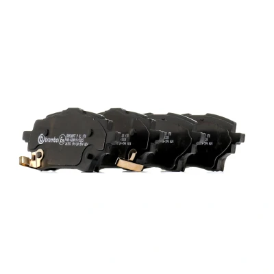 Abbildung von BREMBO P 83 178 Bremsbelagsatz mit akustischer Verschleißwarnung ohne Zubehör TOYOTA: Corolla XII Kombi, Yaris IV, Schrägheck