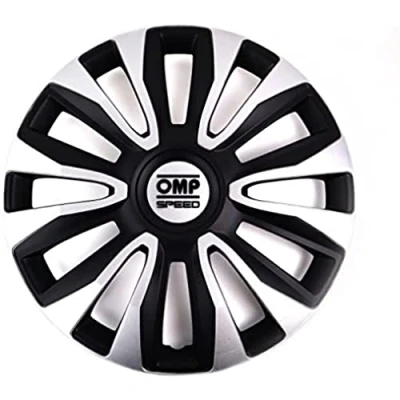 Abbildung von OMP SPEED 4 RADKAPPEN MAGNUM SCHWARZ/SILBER 13 ZOLL