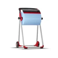 Abbildung von TORK Putzrollenhalter Performance W1 1 Rolle schwarz, rot
