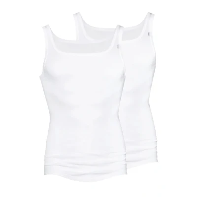 Abbildung von mey 2PACK Unterhemd/shirt, Herren, Größe: Small, Weiß
