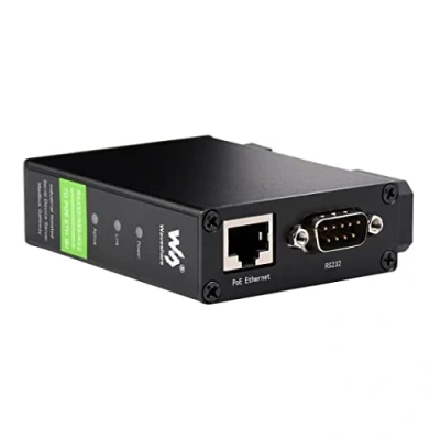 Abbildung von Industrial Isolated RS232/485/422 to RJ45 (ETH) Ethernet Module, with POE Function, Rail Mount Serial Server,TCP/IP