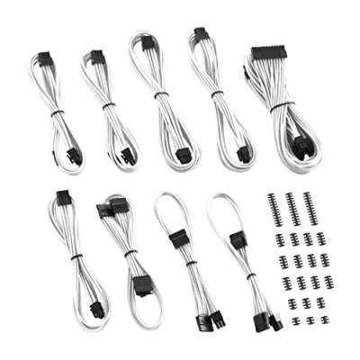 Abbildung von CableMod Classic ModMesh Series C Kabelsatz Corsair RMi &amp; RMX Weiß