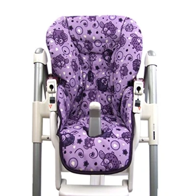 Abbildung von BAMBINIWELT Sitzkissen Ersatzbezug Bezug kompatibel mit Peg Perego Prima Pappa Diner DESIGN (Eule $6)