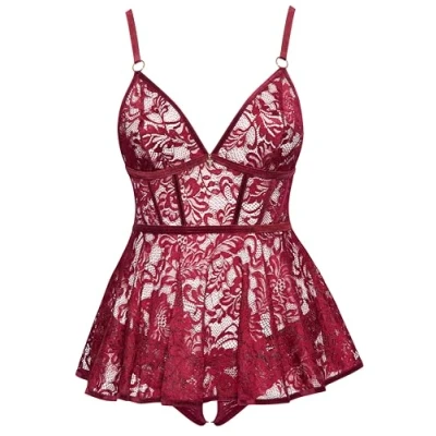 Abbildung von Babydoll inklusive Ouvert Slip