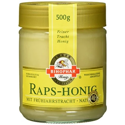 Abbildung von Bihophar Raps Honig, 5er Pack (5 x 500 g) Verpackung kann variieren