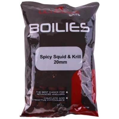 Abbildung von Ultimate Baits Boilies 20mm 1kg Spicy Squid &amp; Krill