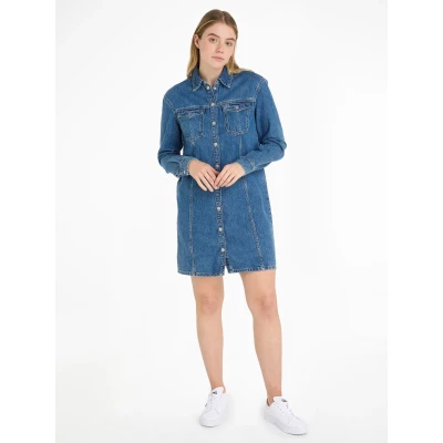 Abbildung von Tommy Jeans Curve Jeanskleid &quot;ALINE LS DRESS AH5032 EXT&quot;