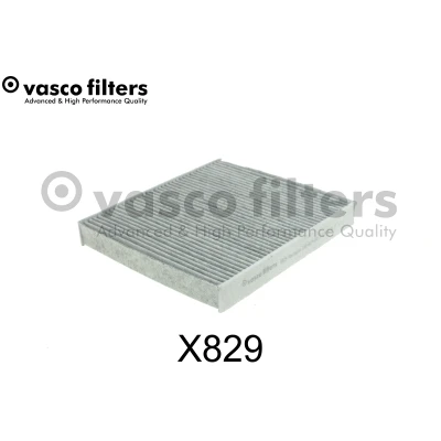 Abbildung von DAVID VASCO X829 Innenraumfilter Aktivkohlefilter 253 222 32 VOLKSWAGEN: Polo VI, T Cross, Taigo, SEAT: IBIZA 5, Arona, SKODA: Scala Schrägheck, Kamiq