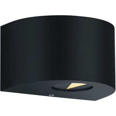 Abbildung von TRIO Leuchten LED Außen Wandleuchte &quot;Rosario&quot;, 2 flammig, Leuchtmittel Board fest integriert, Outdoor, Schwarz matt, Up and down Beleuchtung, IP44, warmweiß 3000 K