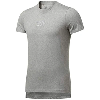 Abbildung von Reebok Herren TE Melange SS Tee Unterhemd, BRGRIN, XXXL