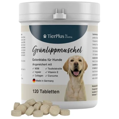Abbildung von EXVital® Grünlippmuschel Plus Gelenktabletten für Hunde 180 g