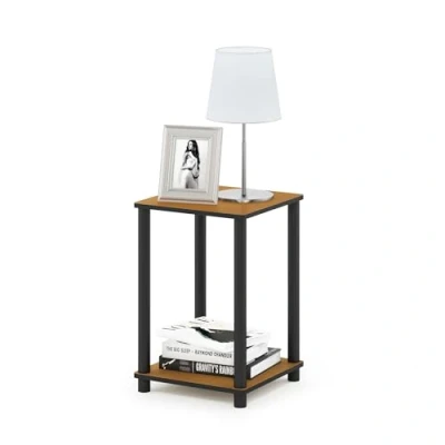 Abbildung von Furinno Haydn Beistelltisch, Holz, Helle Kirsche/Schwarz, 34.04 x 50.8 cm