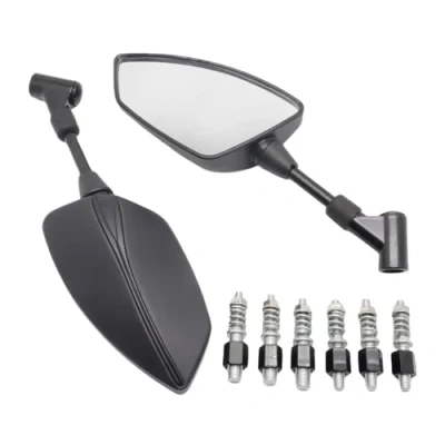 Abbildung von Motorrad Spiegel Für TRACER 900GT 700GT 700 900 GT MT09 MT07 MT 07 09 10mm Einstellbare Rückansicht Rückspiegel Seite Rückseitenspiegel(Schwarz)