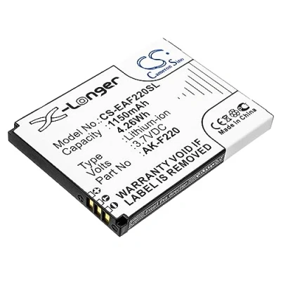 Abbildung von CS EAF220SL Akkus 1150mAh Kompatibel mit [Tiptel] Ergophone 6060, [Emporia] F220, FLIP Basic, FLIPbasic Ersetzt AK SD474050A