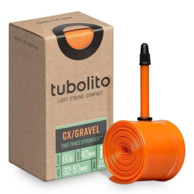 Abbildung von Tubo Schlauch CX/Gravel 700c/28 Zoll 42 mm Ventil Orange