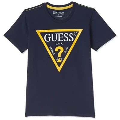 Abbildung von Guess Junior CORE Tshirt print für Kinder, Größe: 164, Deck blue