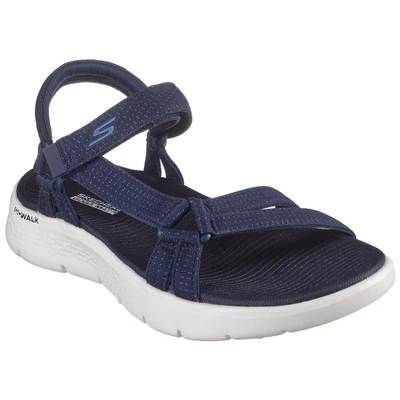 Abbildung von Skechers Sandale &quot;GO WALK FLEX SANDAL SUBLIME X&quot;, Sommerschuh, Sandalette, Klettschuh, mit Goga Mat Footbed