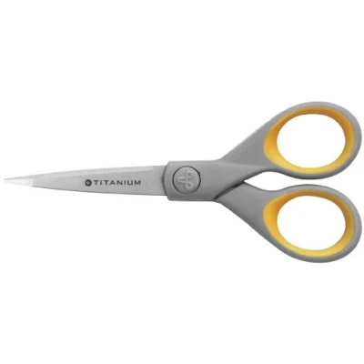 Abbildung von WESTCOTT Universalschere Schere Titanium Super, spitz, gerade, Länge: 130 mm