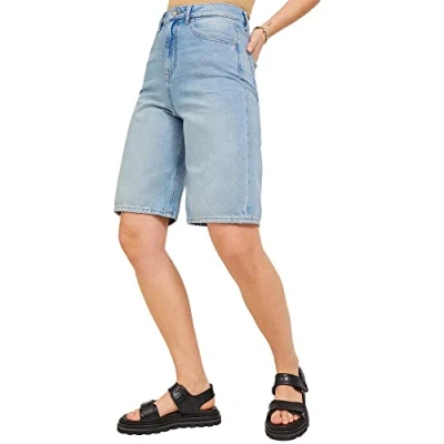 Abbildung von JJXX FIA Jeans Shorts, Damen, Größe: Large, Light blue denim