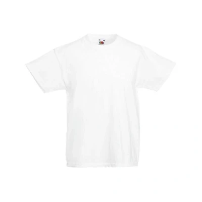 Abbildung von Fruit of the Loom Kinder Original Kurzarm T Shirt (7 8 Jahre) (WeiÃŸ)
