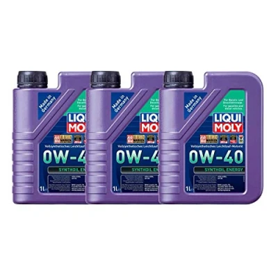 Abbildung von ILODA 3X Original Liqui Moly 1L Synthoil Energy 0W 40 Motoröl Motorenöl Motoroil 1360