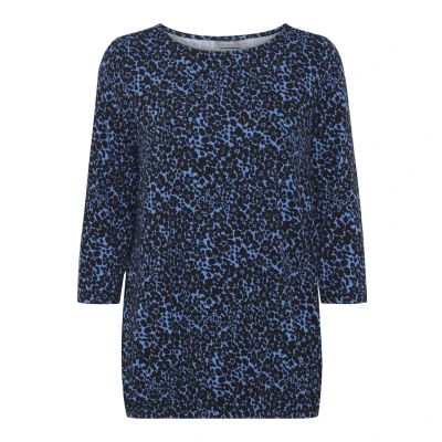 Abbildung von Fransa FREM Langarmshirt, Damen, Größe: Small, Daphne graphic aop