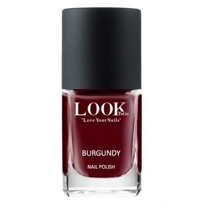 Abbildung von Look To Go veganer Nagellack BURGUNDY 21 free &amp; PETA approved Made in Germany 12ml