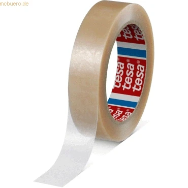 Abbildung von tesapack Verpackungsklebeband 4124, aus PVC, 25 mm x 66 m
