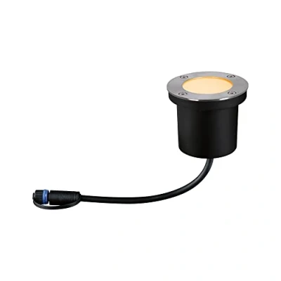 Abbildung von Paulmann LED Einbauleuchte &quot;Plug &amp; Shine Floor Einzelleuchte IP67 2200K 4,5W Anthrazit&quot;, 1 flammig, Bodeneinbauleuchte, Insektenfreundlich