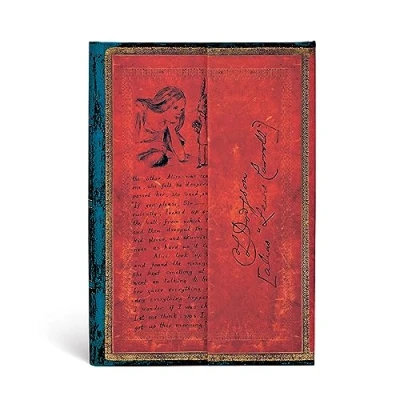 Abbildung von Paperblanks Faszinierende Handschriften Lewis Carroll Alice im Wunderland Notizbuch Mini Unliniert: Unlined (Embellished Manuscripts Collection)