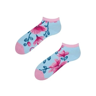 Abbildung von Dedoles Socken Unisex Damen Herren &amp; Kinder Baumwolle viele lustige Designs Fussball Fahrrad Pferde Geschenk links rechts verschieden, Farbe: Rosa, Motiv: Orchidee (Knöchelsocken), Gr. 35 38
