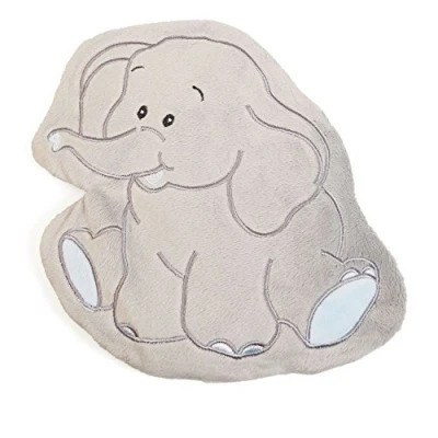 Abbildung von GRÜNSPECHT Wärmezoo Elefant, Traubenkern Wärmekissen mit waschbarem Bezug für Kinder, wärmendes Kuscheltier bei Bauchschmerzen &amp; Erkältung (120 V1)
